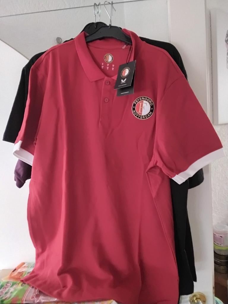 Feyenoord Polo Shirt Rood - Maat 2XL, Nieuw, Overige maten, Ophalen of Verzenden, Feyenoord