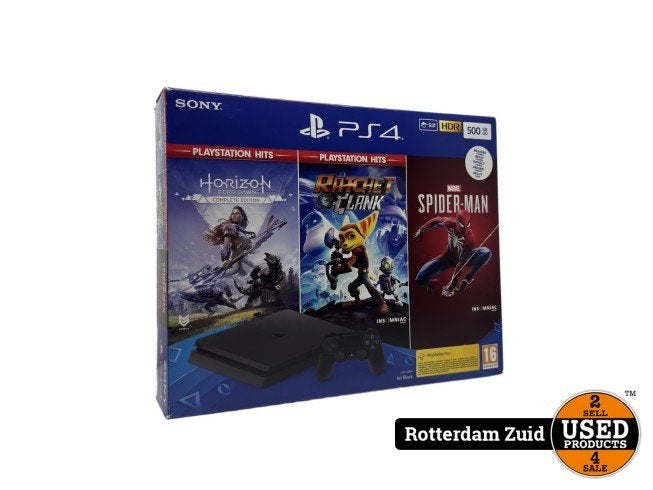 Sony PlayStation 4 Slim 500GB | Nette staat | Met garantie, Sony, Zo goed als nieuw, Support@sony.com, 1-7-1 Konan, Minato-ku
Tokyo 108-0075
Japan
