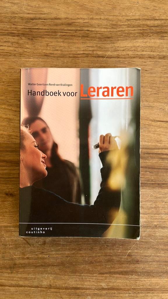 Walter Geerts - Handboek voor leraren, Gelezen, Walter Geerts; René van Kralingen, Sociale wetenschap, Ophalen of Verzenden