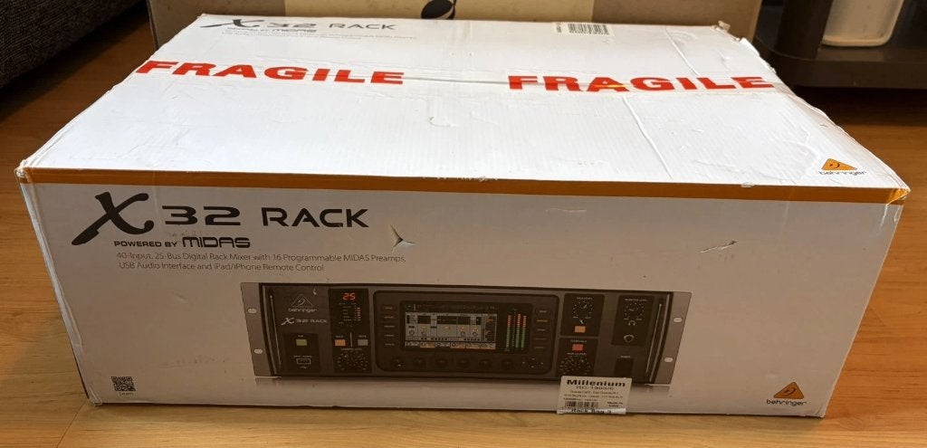 Behringer X32 Rack Digital Mixer Nauwelijks gebruikt!, Muziek en Instrumenten, Mengpanelen, Ophalen of Verzenden, Zo goed als nieuw