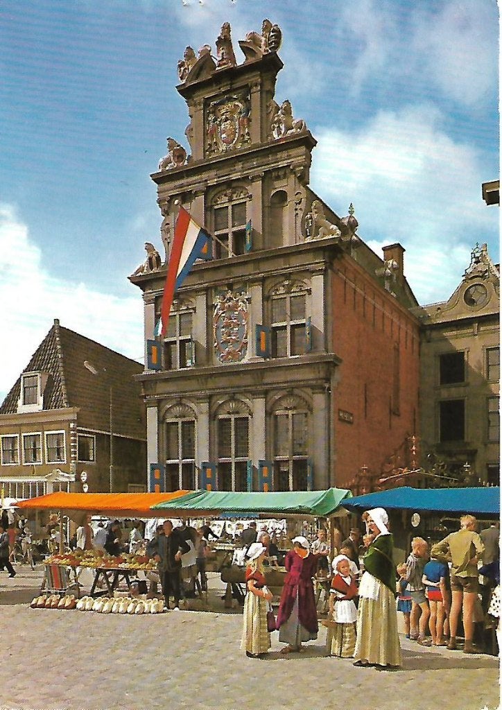 Hoorn- -Oud-Hollandse Markt., Verzenden, 1960 tot 1980, Gelopen, Noord-Holland