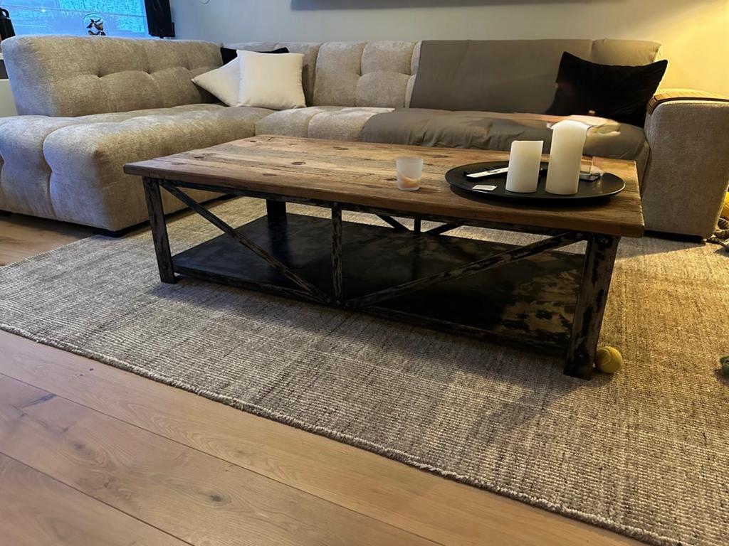 Salontafel 80 x 150 cm, Huis en Inrichting, Ophalen, Gebruikt, 100 tot 150 cm, 50 tot 100 cm
