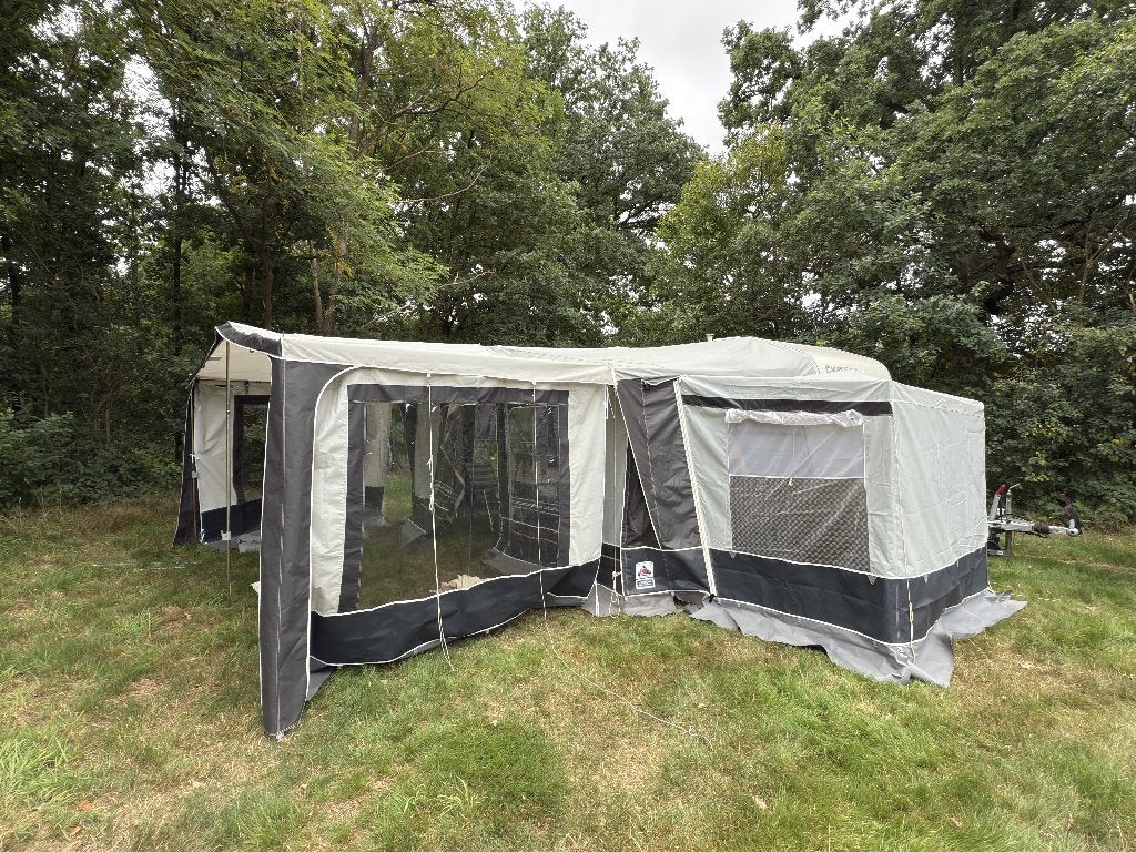 Chateau Chiara 450 Voortent BOVAG 2026 1996 NETTE STAAT, Luifel, Chateau, Treinzit, Particulier
