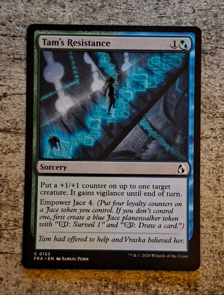 Tam's Resistance - Magic the Gathering, Hobby en Vrije tijd, Verzenden, Zo goed als nieuw, Losse kaart