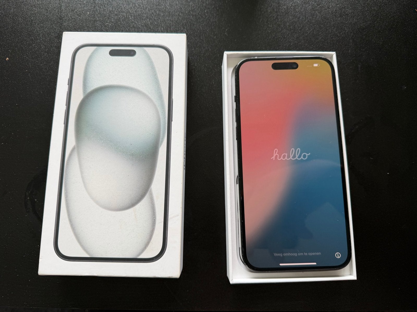 iPhone 15 Plus 128 GB Zwart, 128 GB, Zwart, Ophalen of Verzenden, Zo goed als nieuw