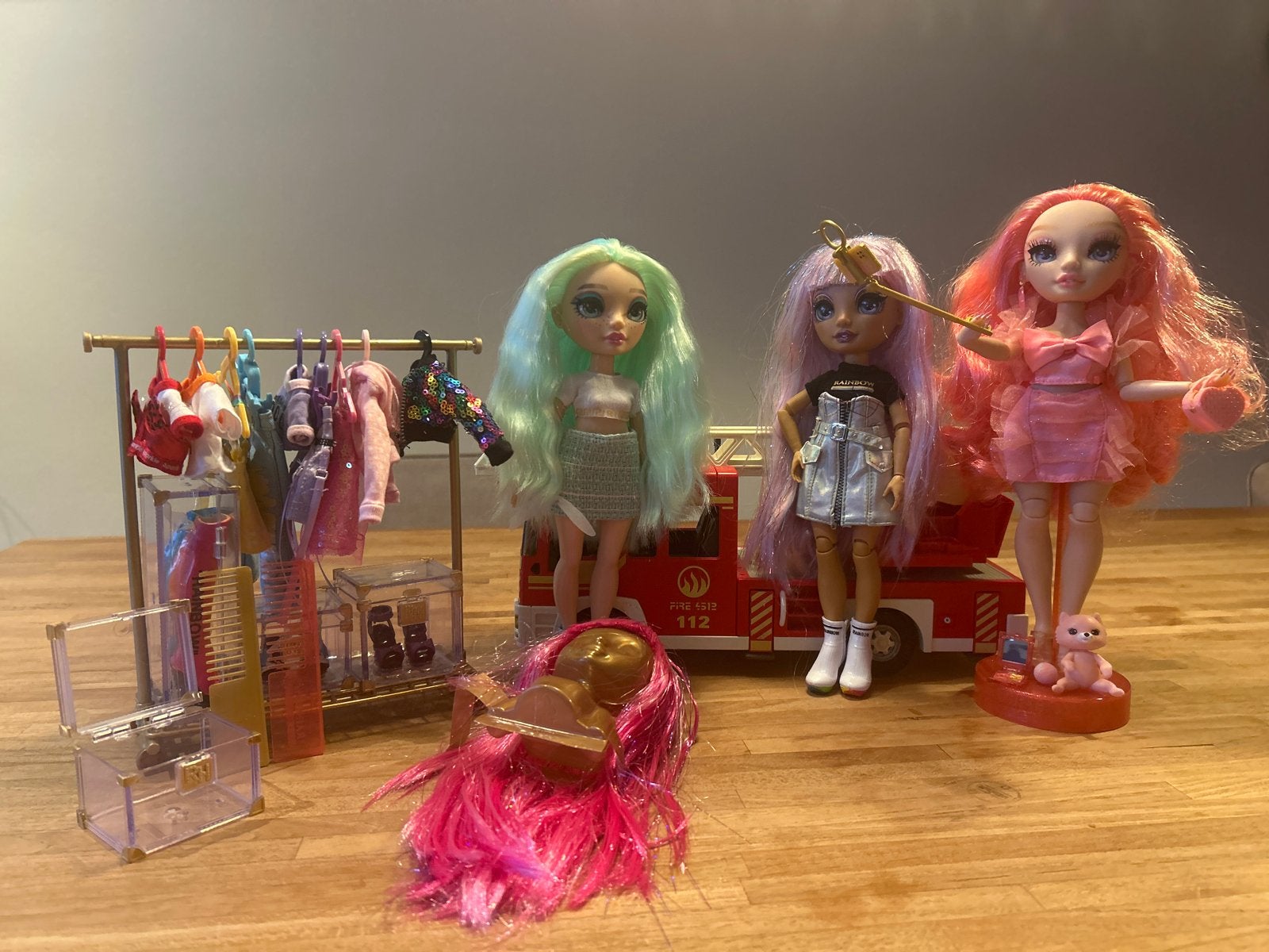 Rainbow High Poppen en Accessoires Set, Ophalen of Verzenden, Zo goed als nieuw, Overige typen