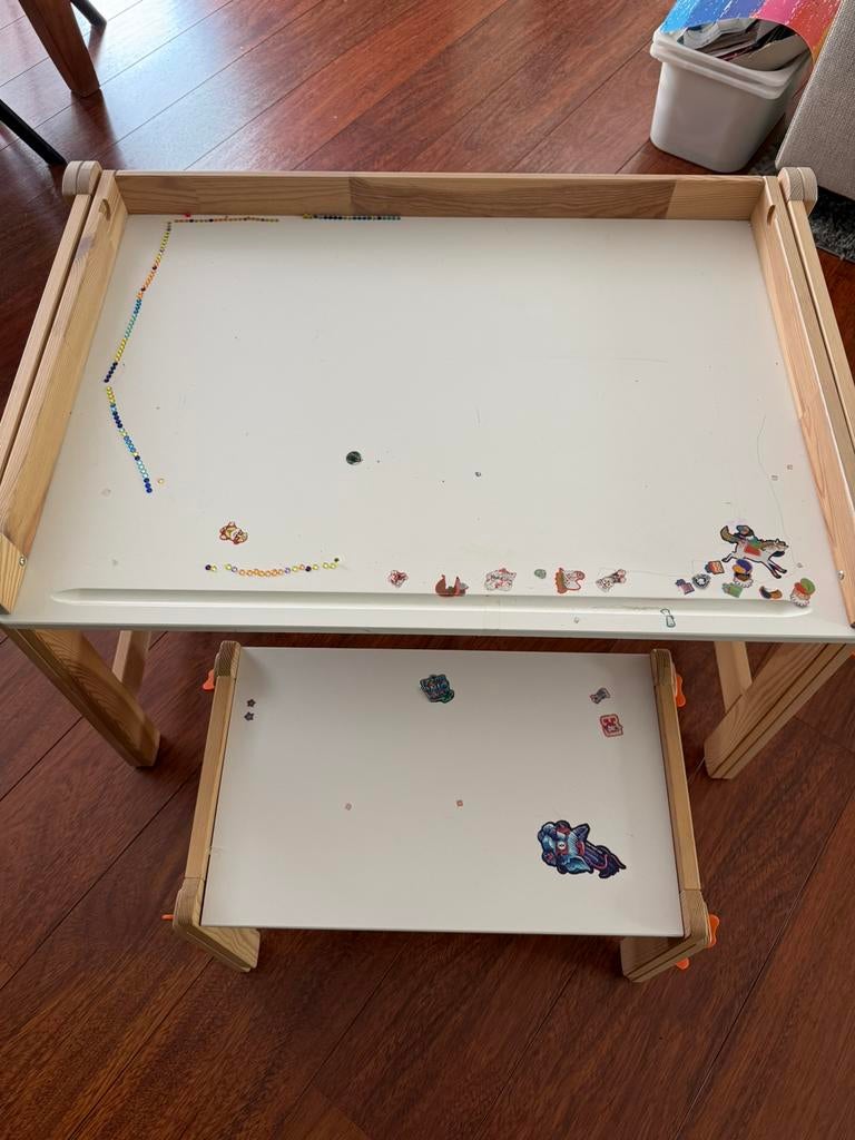 Ikea bureautje met kruk, Ophalen, Gebruikt, Tafel(s)