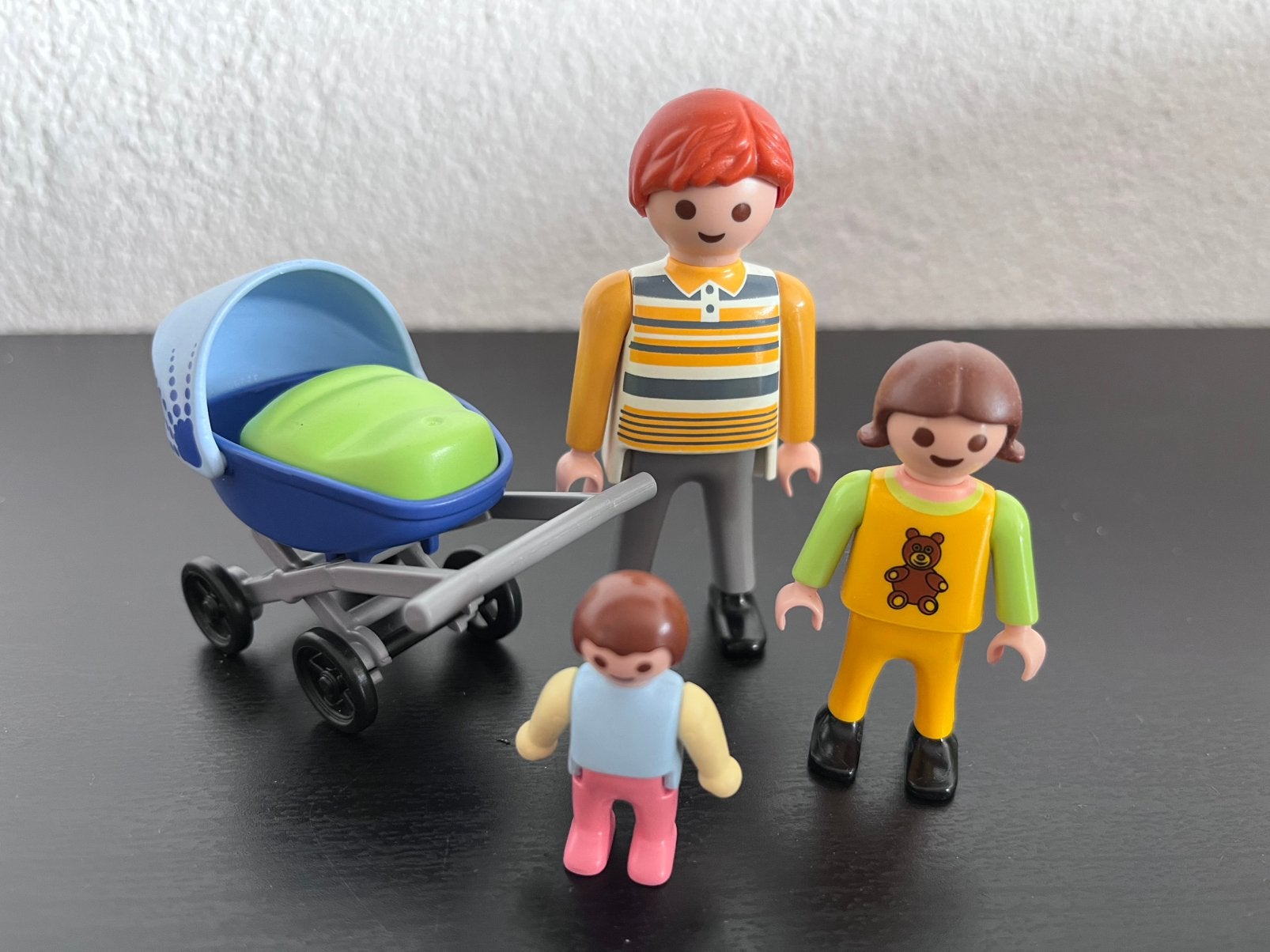 Playmobil vader met kinderen en kinderwagen 4408, Ophalen of Verzenden, Zo goed als nieuw, Complete set