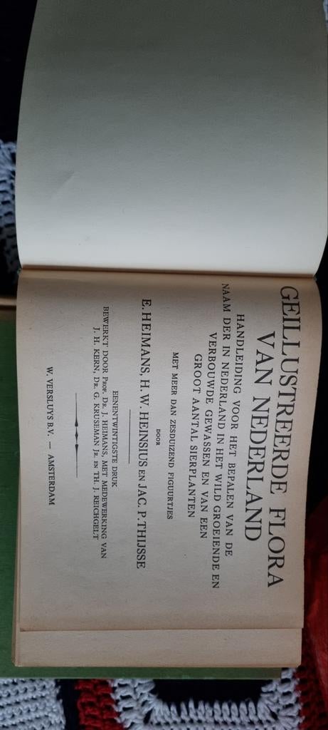 Geïllustreerde Flora van Nederland - E. Heimans e.a., Boeken, Natuur, Ophalen of Verzenden