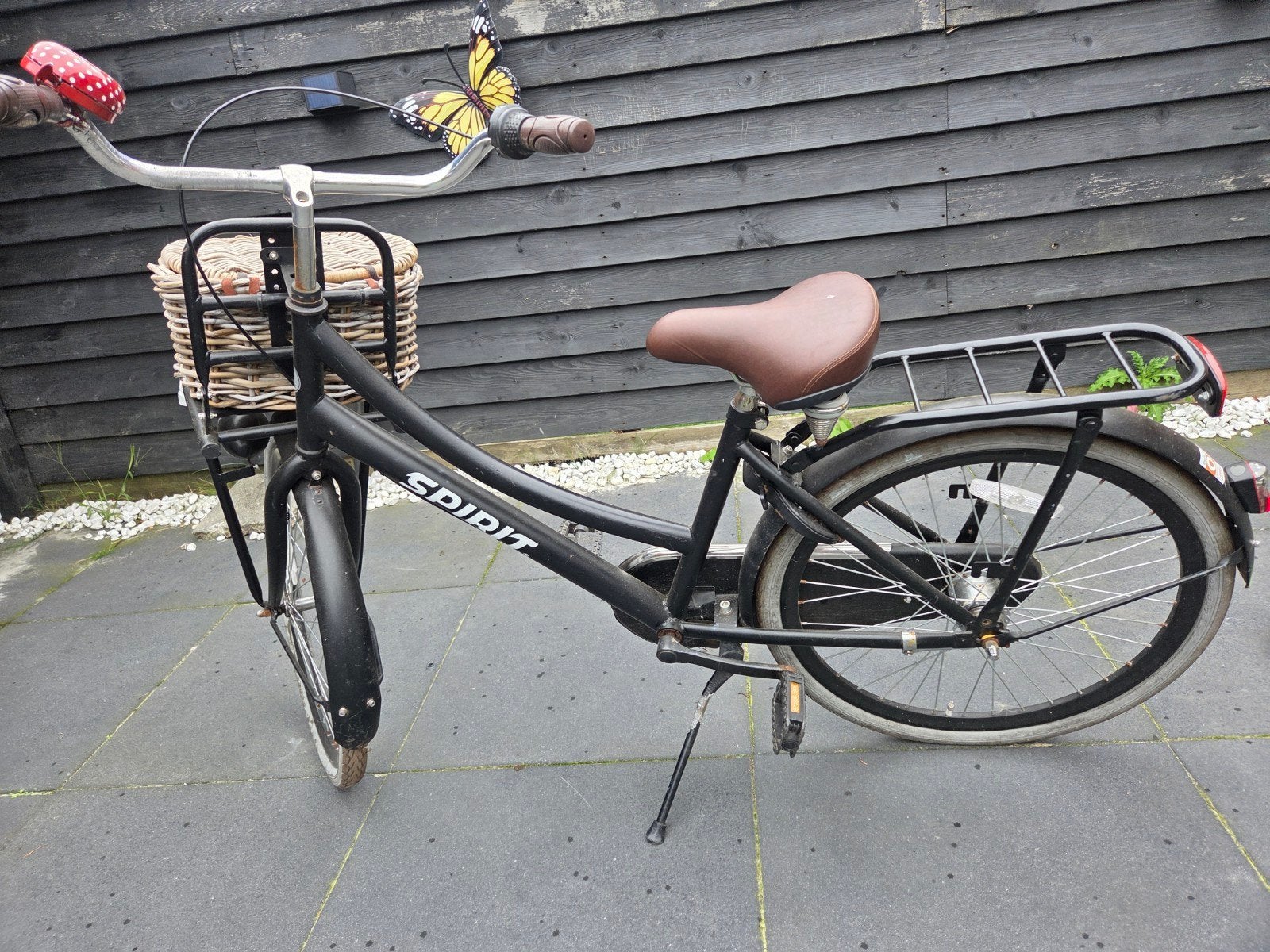 Spirit transportfiets met mand  24 inch, Velgrem, Versnellingen, Ophalen, Overige merken
