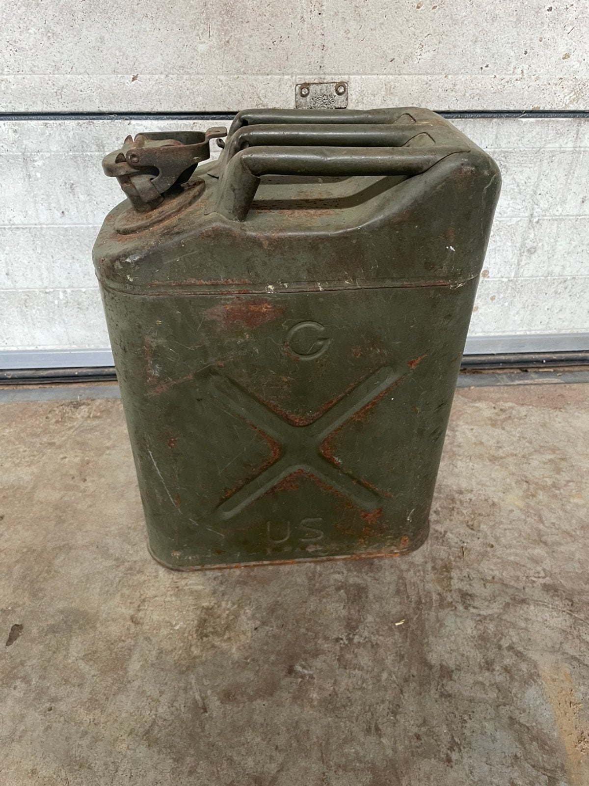 Vintage US Jerrycan - Groen Militair Brandstofvat, Ophalen, Landmacht, Amerika, Overige typen