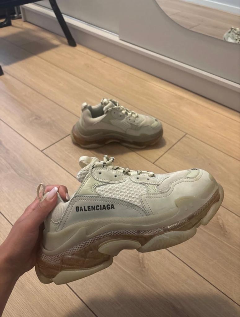 Balenciaga Triple S Clear Sole Sneakers, Kleding | Dames, Schoenen, Ophalen of Verzenden, Zo goed als nieuw, Overige kleuren, Sneakers of Gympen