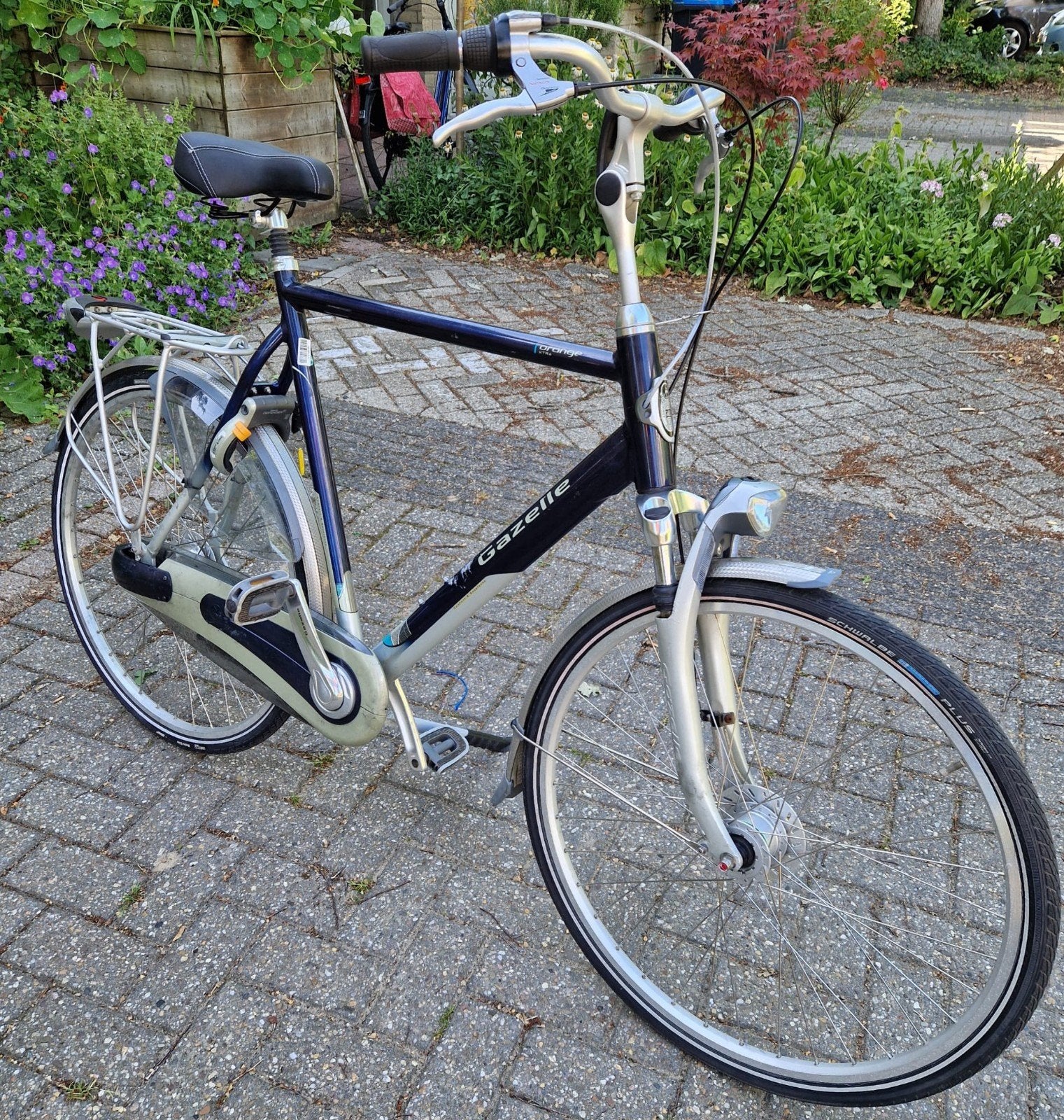Gazelle Orange Herenfiets 65cm in top staat, Ophalen, Versnellingen, Zo goed als nieuw, 65 cm of meer