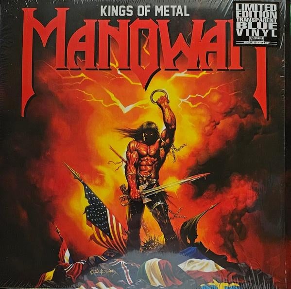 MANOWAR - Kings Of Metal (Blue Transparent vinyl), Cd's en Dvd's, Vinyl | Hardrock en Metal, Verzenden, Nieuw in verpakking