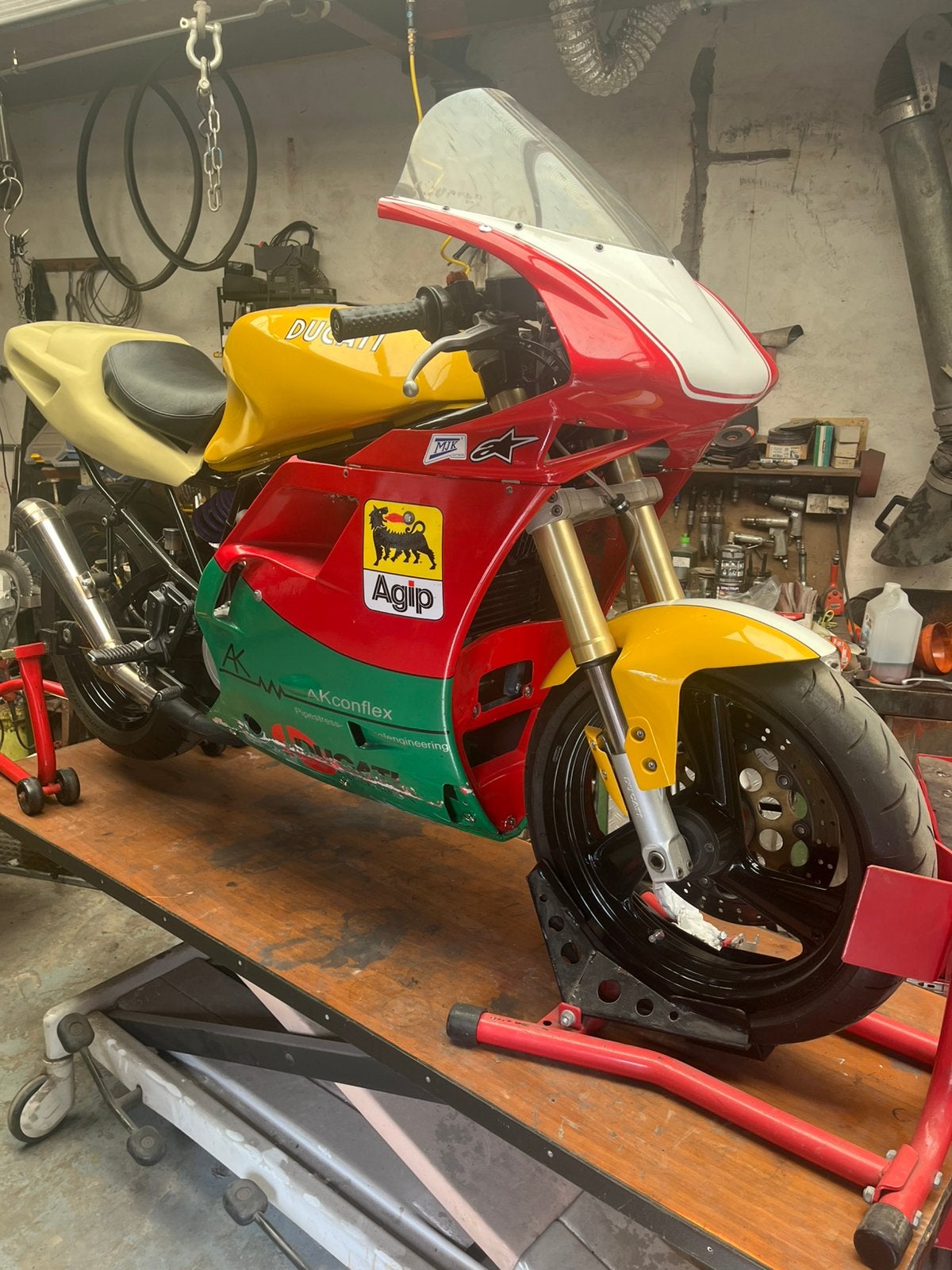 Ducati SS 600 circuitmotor, Ophalen