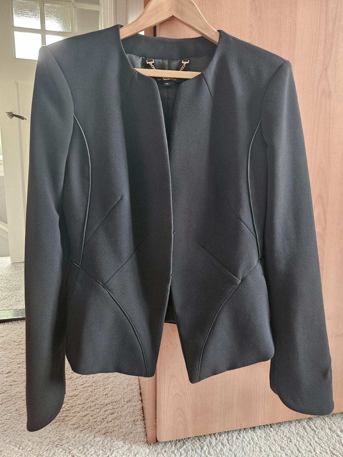 Elisabetta Franchi original zwarte blazer NIEUW ‼️, Kleding | Dames, Ophalen of Verzenden, Nieuw, Maat 38/40 (M), Zwart