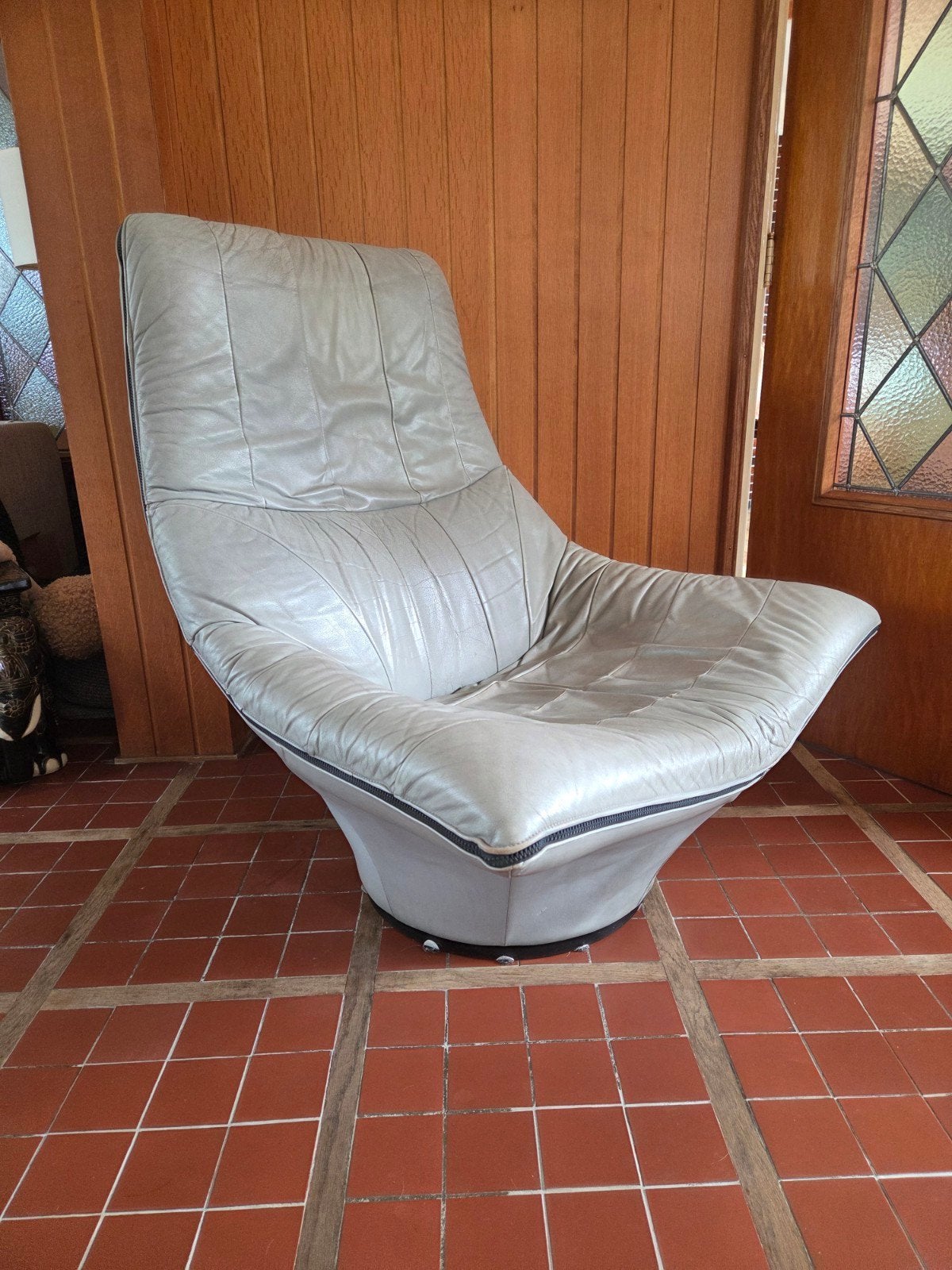 Goldstar jack crebolder fauteuil stoel lounge retro vintage, Ophalen, Gebruikt, Vintage Retro, Leer