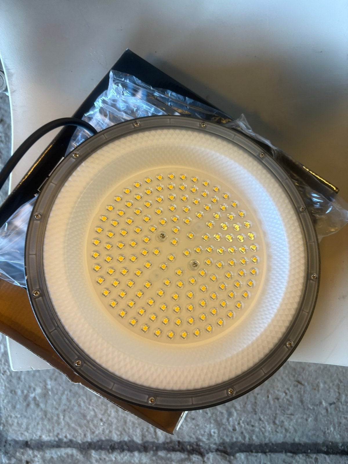Lampinno Slim LED UFO Highbay 100W IP65, Ophalen of Verzenden, Nieuw, Overige typen