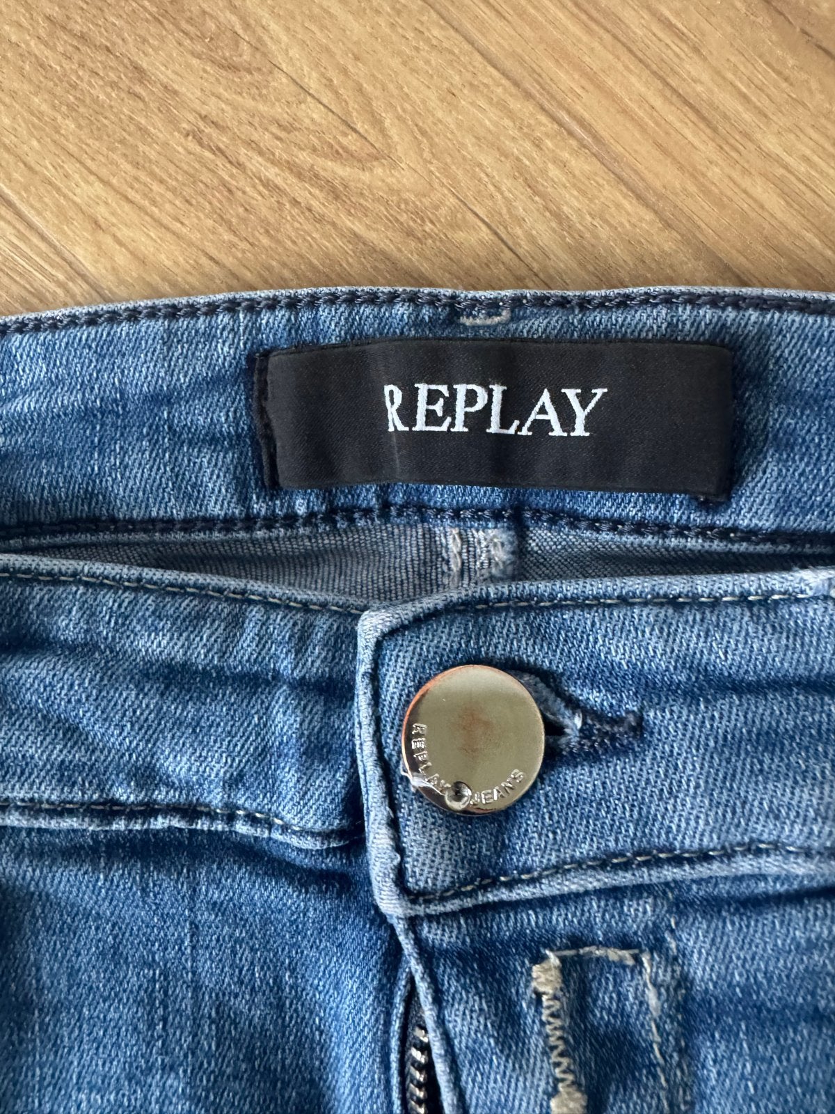 Replay Jeans - Blauw - Maat W26, Verzenden, Gedragen, Blauw, W27 (confectie 34) of kleiner