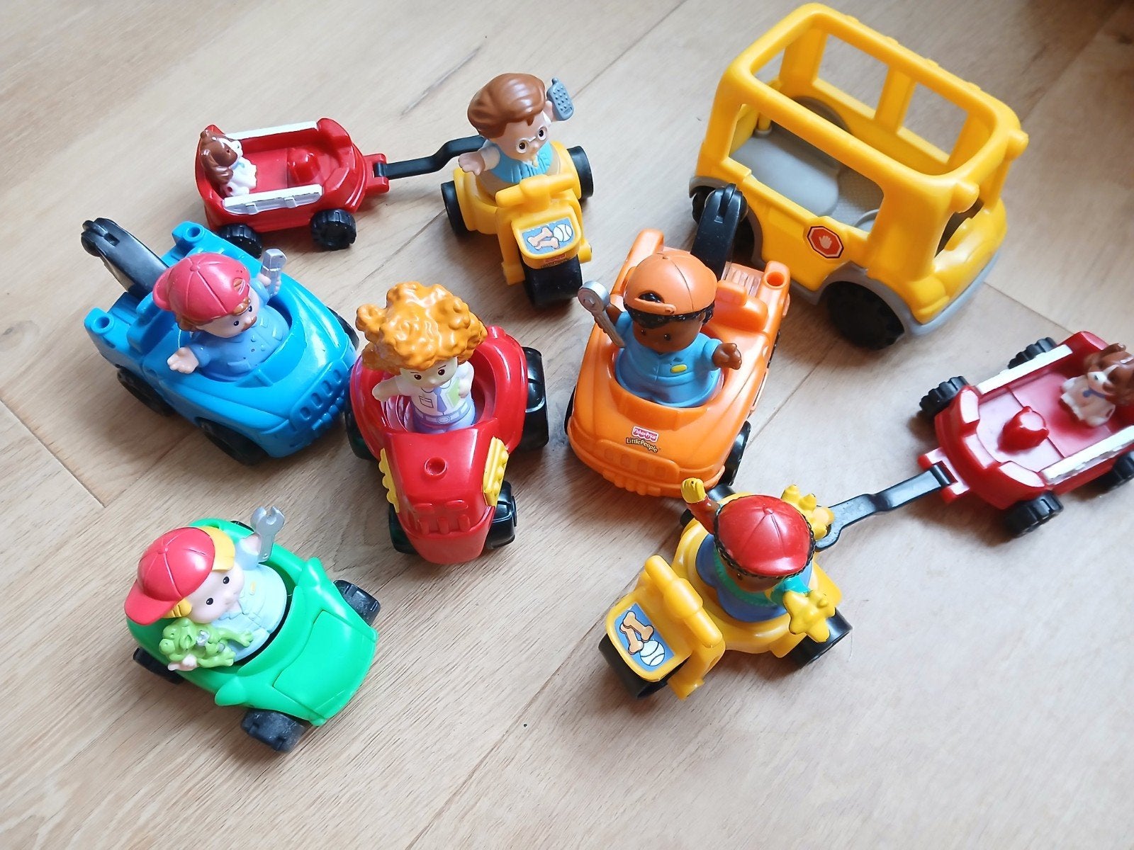Fisher-Price Little People Voertuigen en Figuren Set, Ophalen of Verzenden, Gebruikt