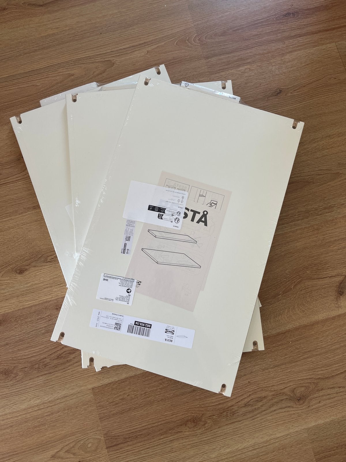 3 IKEA BESTÅ planken voor TV-meubel of kast, nieuw!, Ophalen, Overige materialen, Nieuw, 50 tot 100 cm