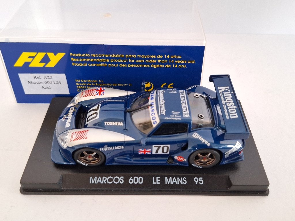 Fly Marcos 600 Le Mans 1995 Kingston Ref Nr A22 (TOP DEAL), Overige merken, Racebaan, Fly, Nieuw