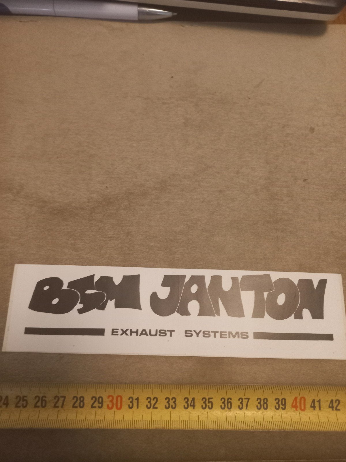 BSM Janton Uitlaatsysteem Sticker, Ophalen of Verzenden, Nieuw