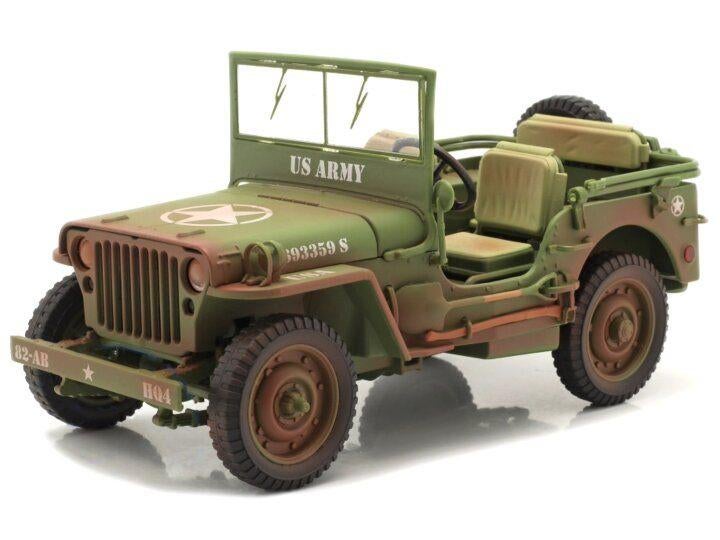 jeep willys casablanca dirty look american diorama   1:18, Hobby en Vrije tijd, Modelauto's | 1:18, Ophalen, Nieuw, Auto, Overige merken