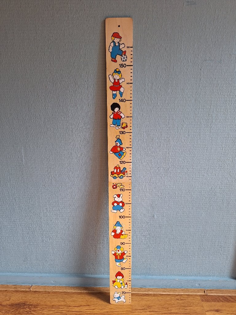 Houten groeimeetlat, Nieuw, Ophalen of Verzenden, Wanddecoratie, Ophangbaar