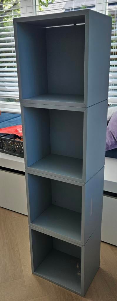 Eket kubus blauw 4 stuks, Ophalen, 25 tot 50 cm, 50 tot 100 cm, Minder dan 100 cm