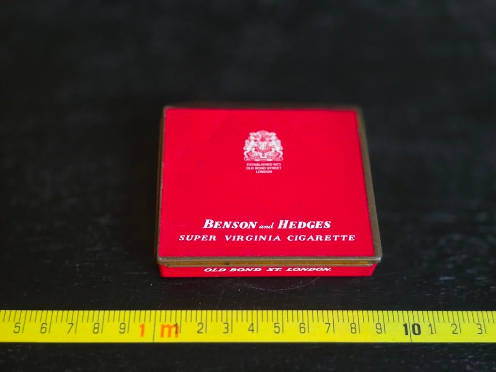 Vintage Benson and Hedges sigarettendoosje, Verzamelen, Blikken, Ophalen of Verzenden