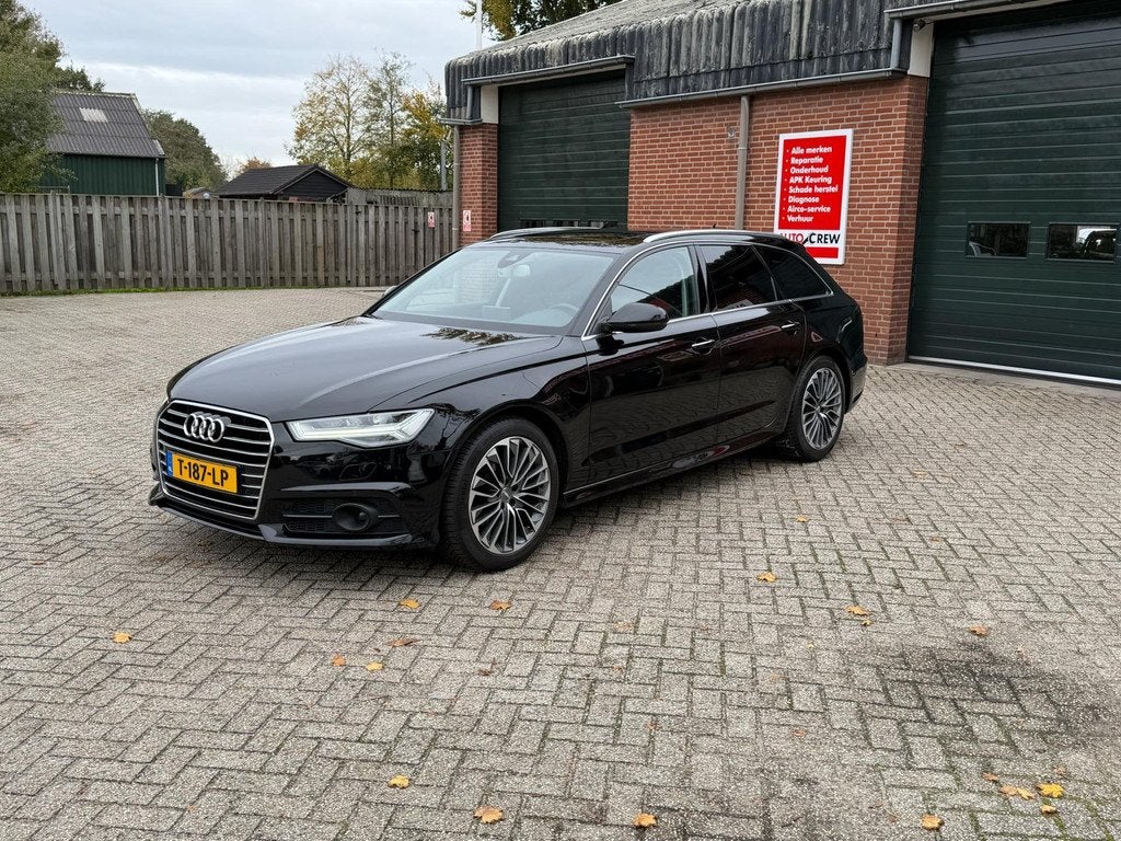 Audi A6 Avant 1.8 TFSI ultra Advance Sport, Auto's, Zwart, Leder, Automatische klimaatregeling, 93 €/maand
