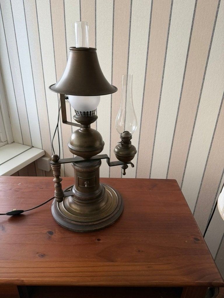 olielamp, Ophalen