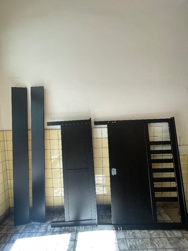 IKEA Hemnes Bed zwart twijfelaarsbed 140 bij 200, Ophalen, Gebruikt, Zwart, 140 cm