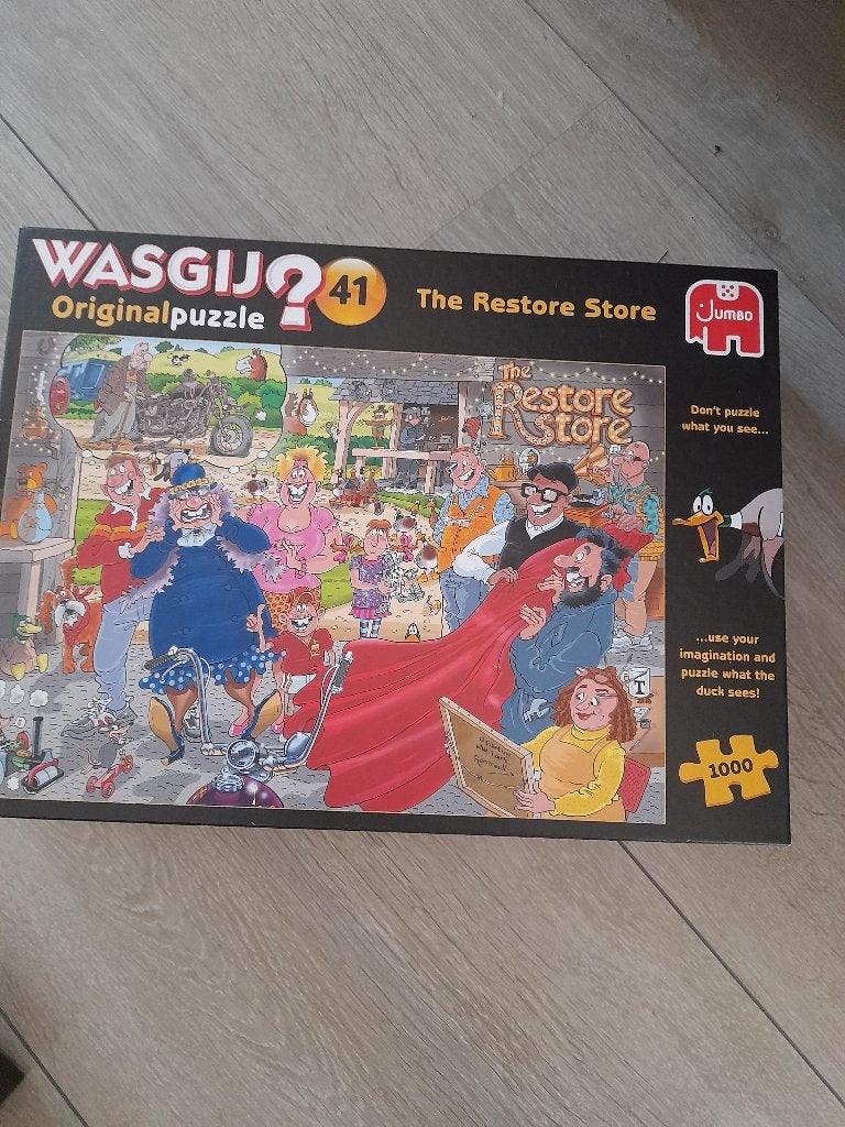 WASGIJ PUZZEL 41, Ophalen of Verzenden, 500 t/m 1500 stukjes, Zo goed als nieuw
