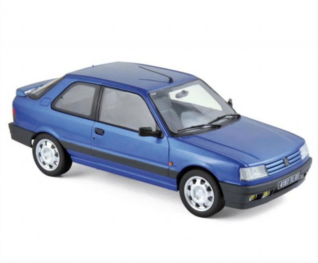 Peugeot 309 GTi 16 1991 Blauw schaal 1/18 NOREV ref. 184881, Verzenden, Nieuw, Auto, Norev