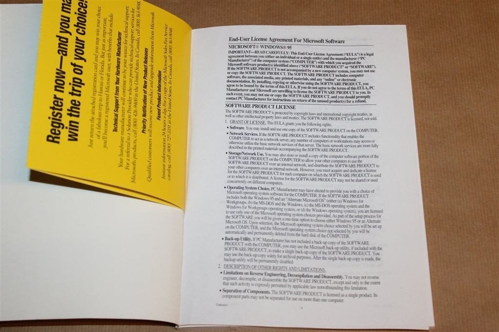 Introducing Microsoft Windows 95 — OEM-Handboek 1995 VIntage, Ophalen of Verzenden, Gelezen, Internet of Webdesign