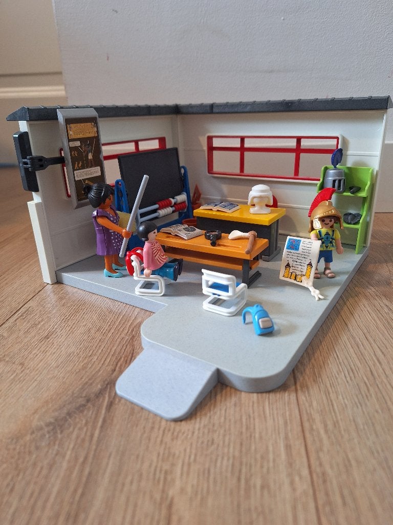 Playmobil 9455 Geschiedenislokaal - Nette staat, Gebouw, Complete set, Ophalen of Verzenden, Zo goed als nieuw