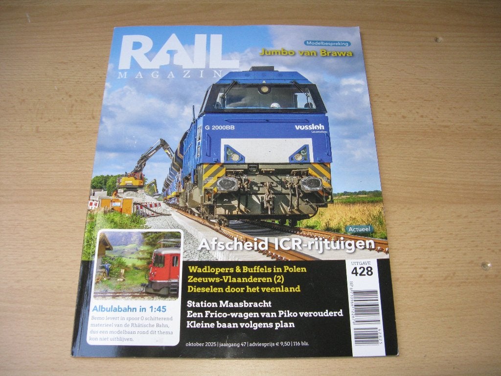 Railmagazine nummer 428, Overige merken, Gelijkstroom of Wisselstroom, Zo goed als nieuw, Boek, Tijdschrift of Catalogus