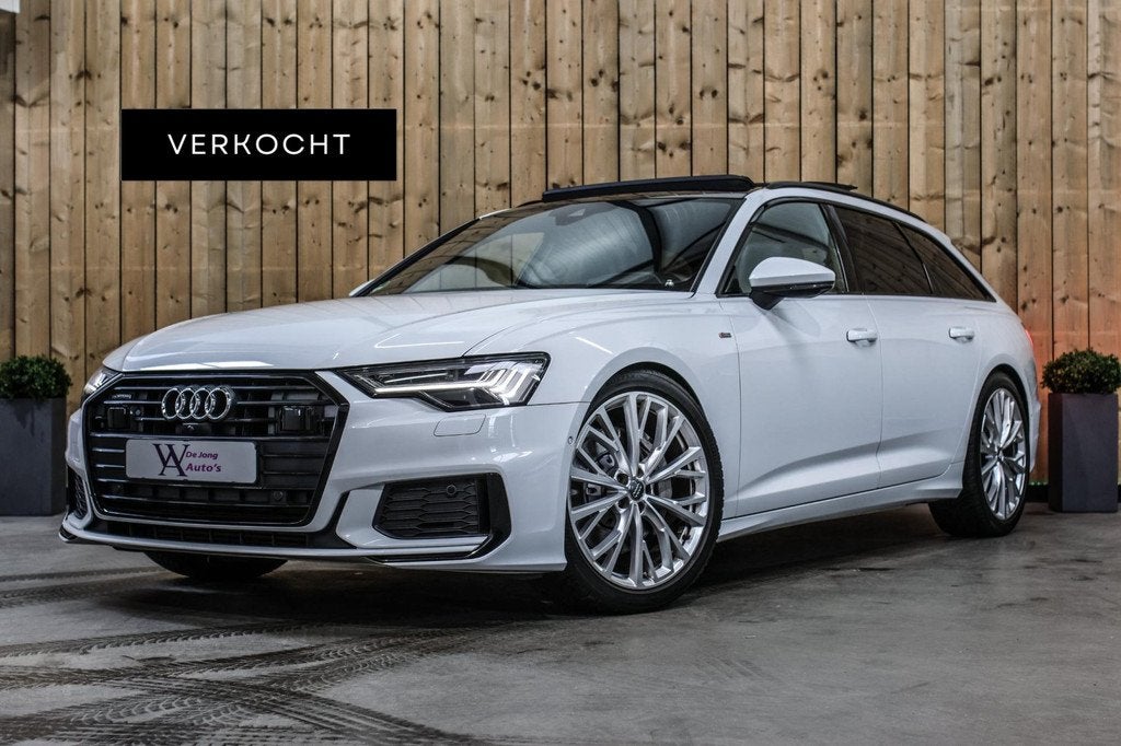 Audi A6 AVANT 55 TFSI Quattro S-Line *Pano*B&O Advanced*Acht, Automaat, Gebruikt, 2995 cc, 2000 kg