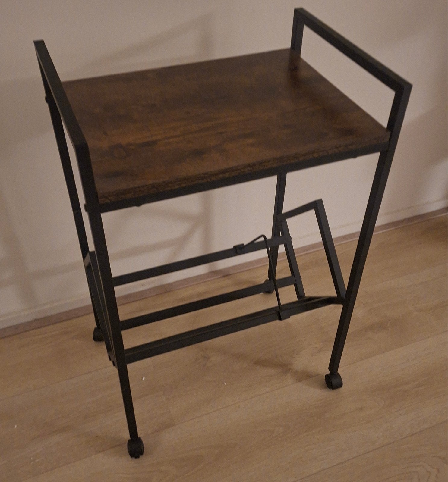 LP tafeltje, Ophalen, Minder dan 50 cm, Zo goed als nieuw, 25 tot 50 cm