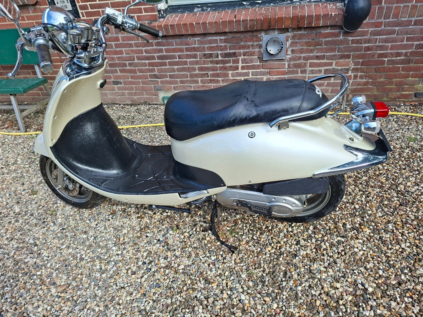 Sym Allo Scooter - Beige, 10380 km, Fietsen en Brommers, Scooters | SYM, Ophalen, Gebruikt, Allo, Benzine