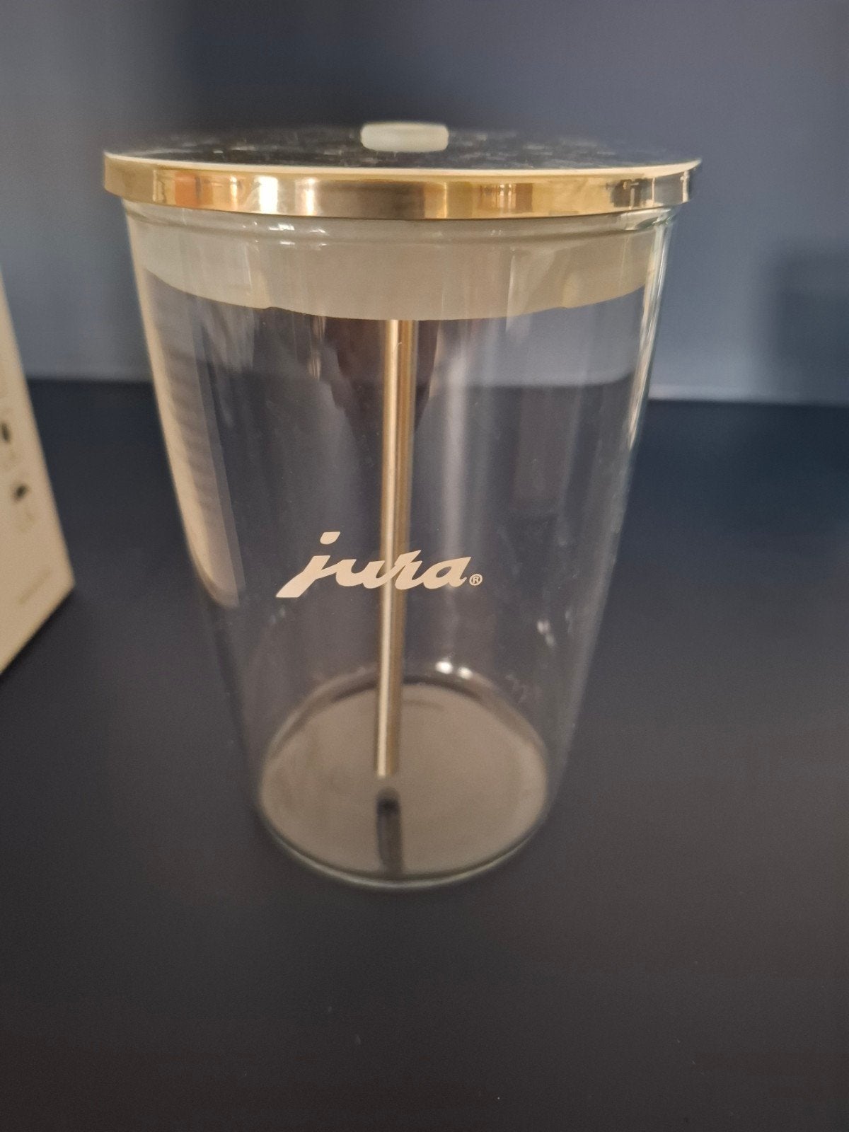 Jura glazen melkhouder en twee slangen, Ophalen of Verzenden, Zo goed als nieuw, Jura, Melkaccessoire