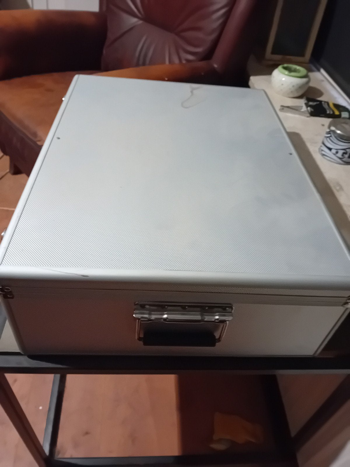 2 grote aluminium.cd kofers, Cd's en Dvd's, Vinyl | Overige Vinyl, Ophalen, Zo goed als nieuw, Overige formaten