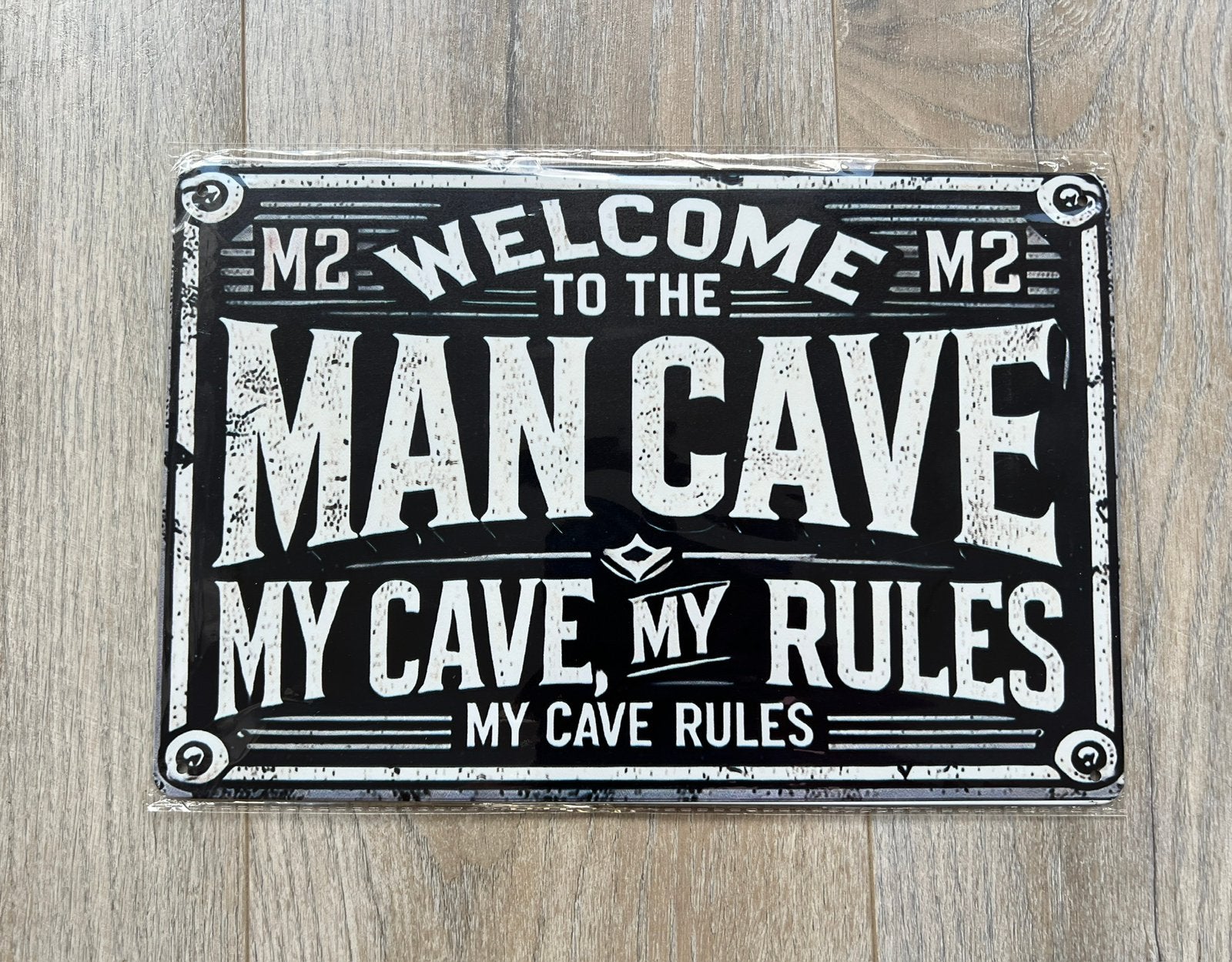 Man cave metalen bord, Ophalen of Verzenden, Zo goed als nieuw