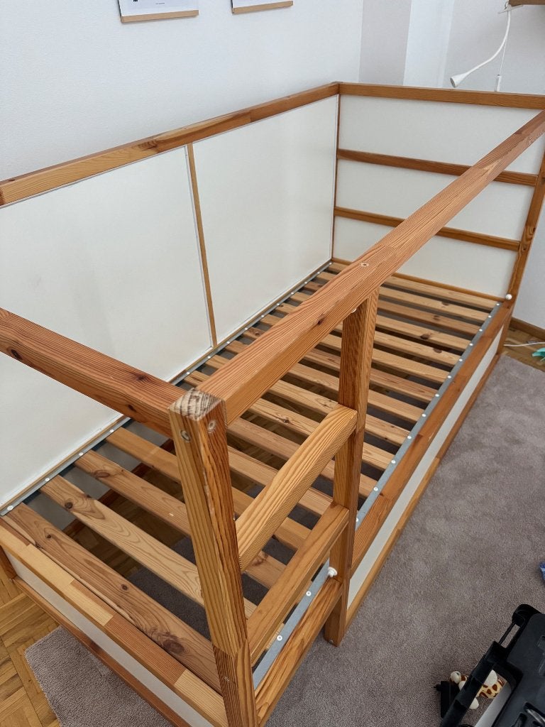 Stapelbed Kura, Kinderen en Baby's, Kinderkamer | Stapelbedden en Hoogslapers, Ophalen, Gebruikt, Stapelbed