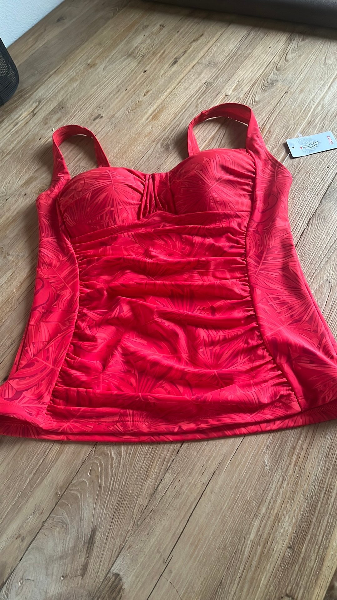 Tankini top Livera rood, Kleding | Dames, Ophalen of Verzenden, Nieuw, Rood, Badpak