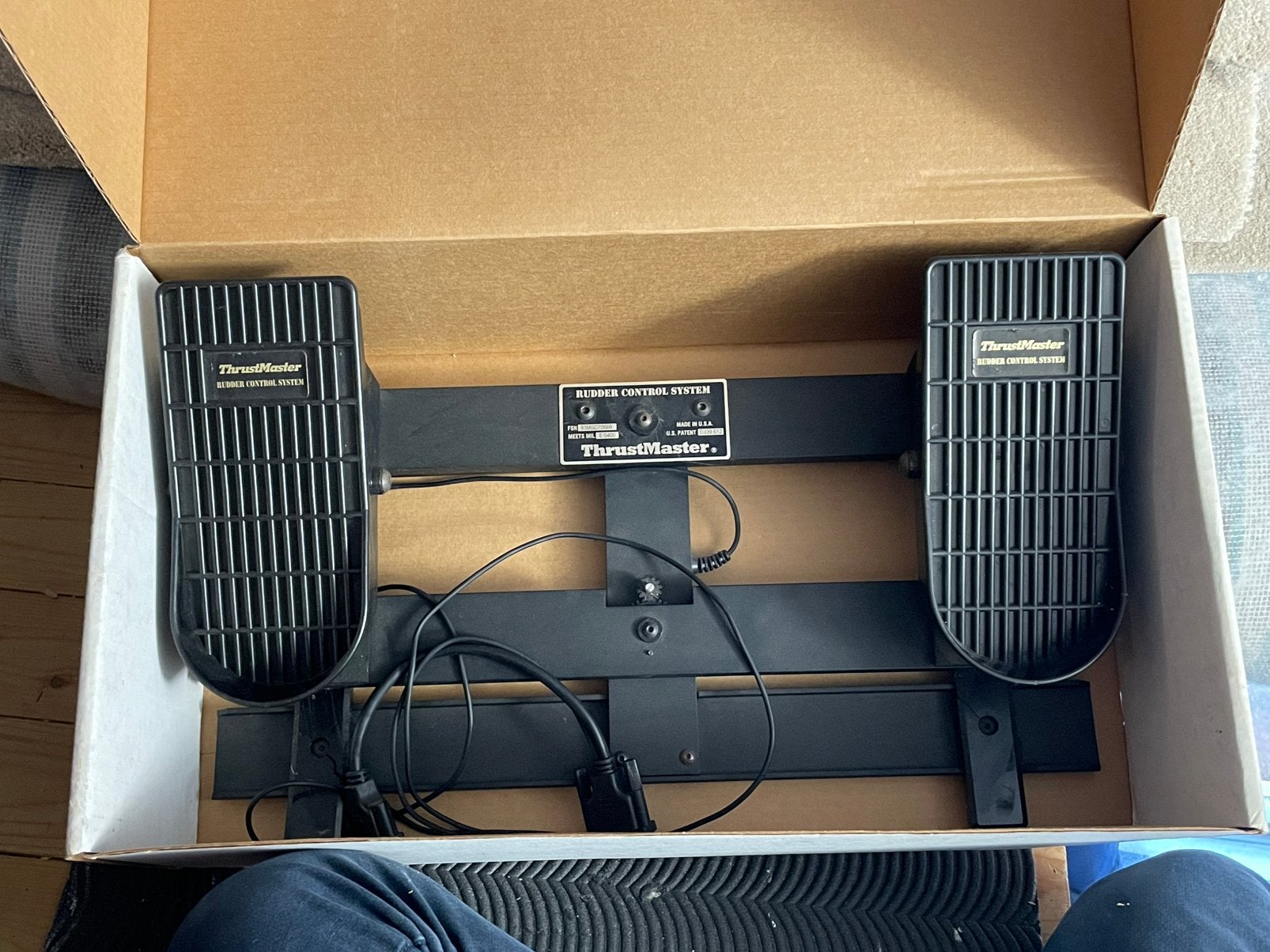 Trustmaster rudder pedals, Ophalen of Verzenden, Gebruikt