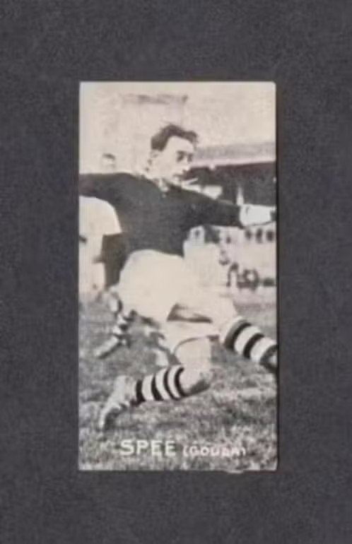 Voetbalplaatje Spee Gouda Jaren 20/30., Ophalen of Verzenden, Zo goed als nieuw
