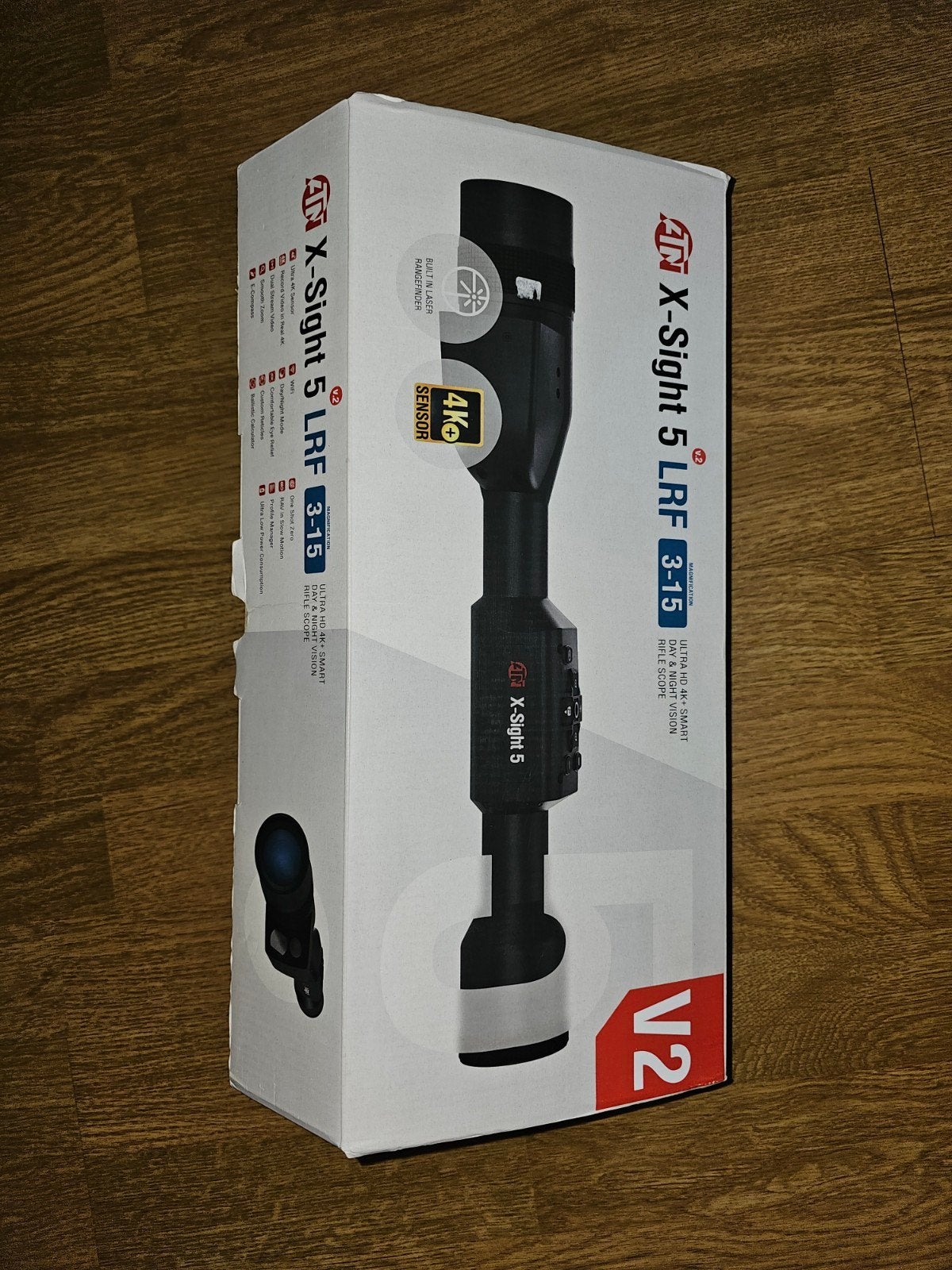 ATN X-sight 5 LRF 3-15 X V2 digitale dag/nachtkijker, Ophalen of Verzenden, Zo goed als nieuw